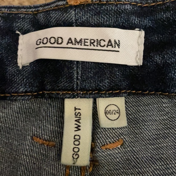 GOOD AMERICAN Good Waist Side Slit Skinny Jeans - Picture 5 of 5
